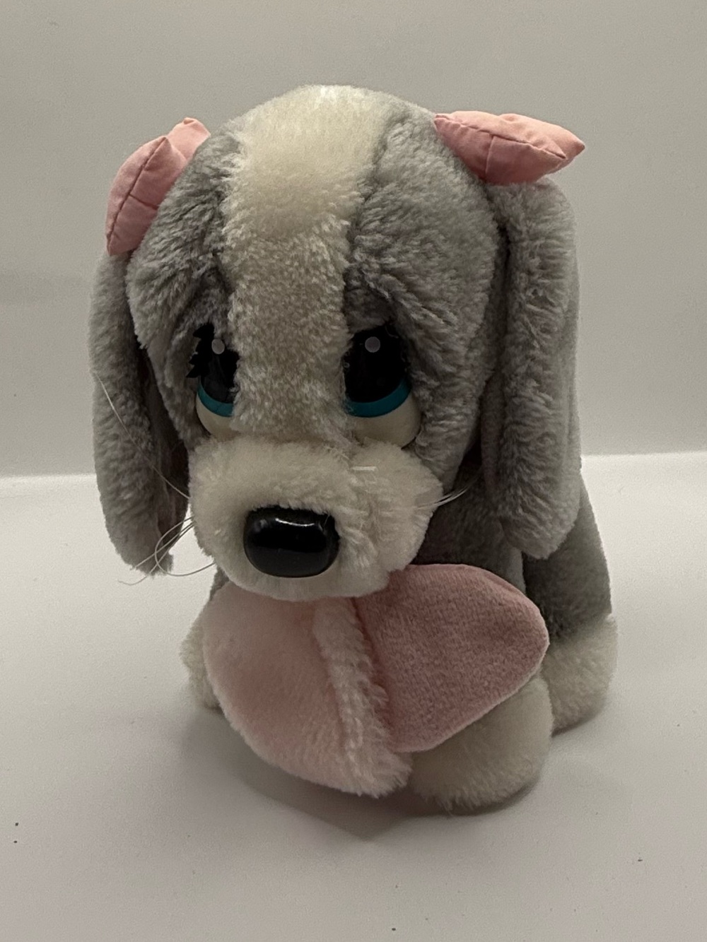 Vintage Applause Sad Sam Honey with Slipper Dog Stuffed Animal